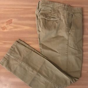 Hollister Slim Straight Khaki Pants